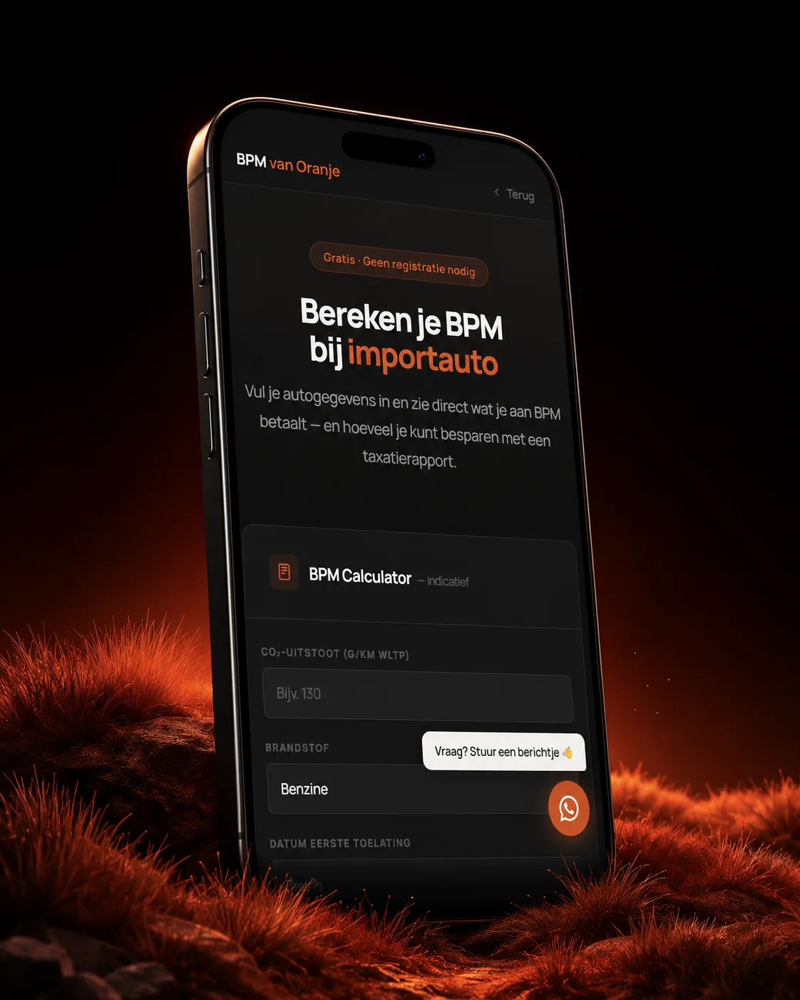 BPM van Oranje, Website door Anastic